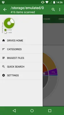 Disk Usage & Storage Analyzer android App screenshot 0