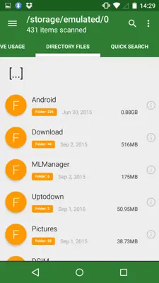 Disk Usage & Storage Analyzer android App screenshot 1