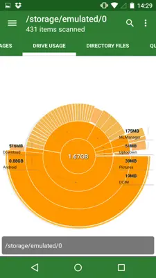 Disk Usage & Storage Analyzer android App screenshot 3