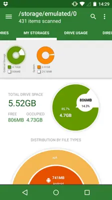 Disk Usage & Storage Analyzer android App screenshot 4